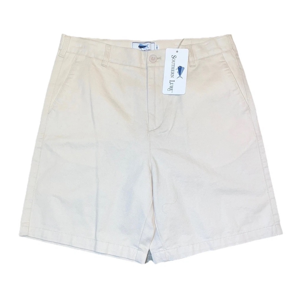Southern Lure Youth Boys Twill Shorts Light Khaki Stone NWT 18